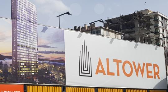 ALTOWERS Işıklı Kutu Harf Vinç Tabelası